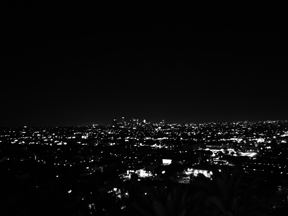 LA from the Hollywood hills